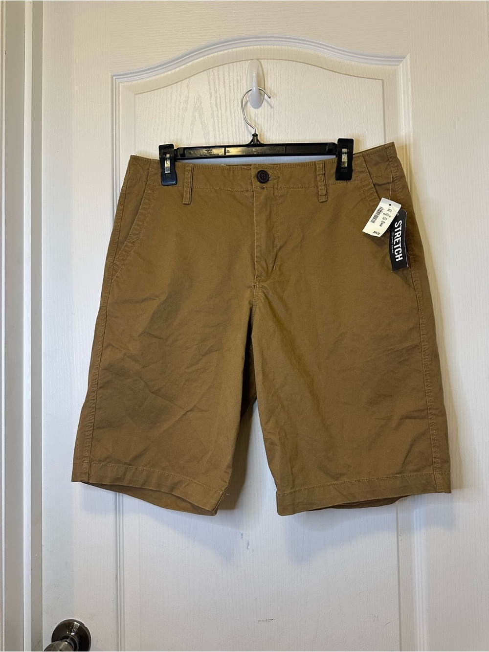 Aeropostale Men's Brown Cargo Stretch Shorts